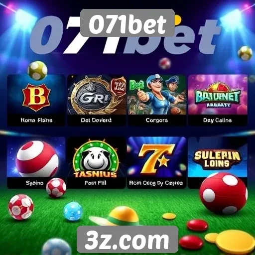 071bet oferece diversas opções de jogos online